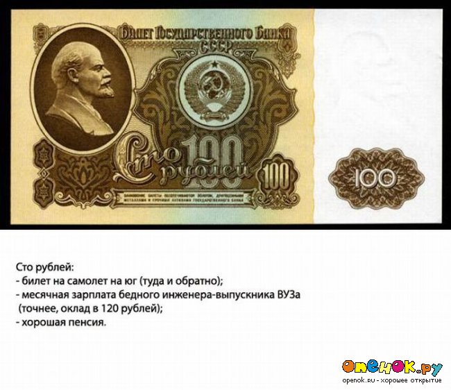 Что можно было купить на советские деньги?