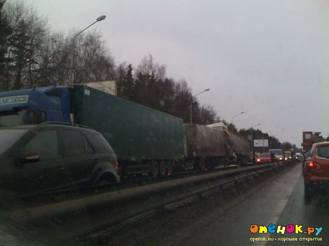 Авария на Ленинградском шоссе (5 фото)